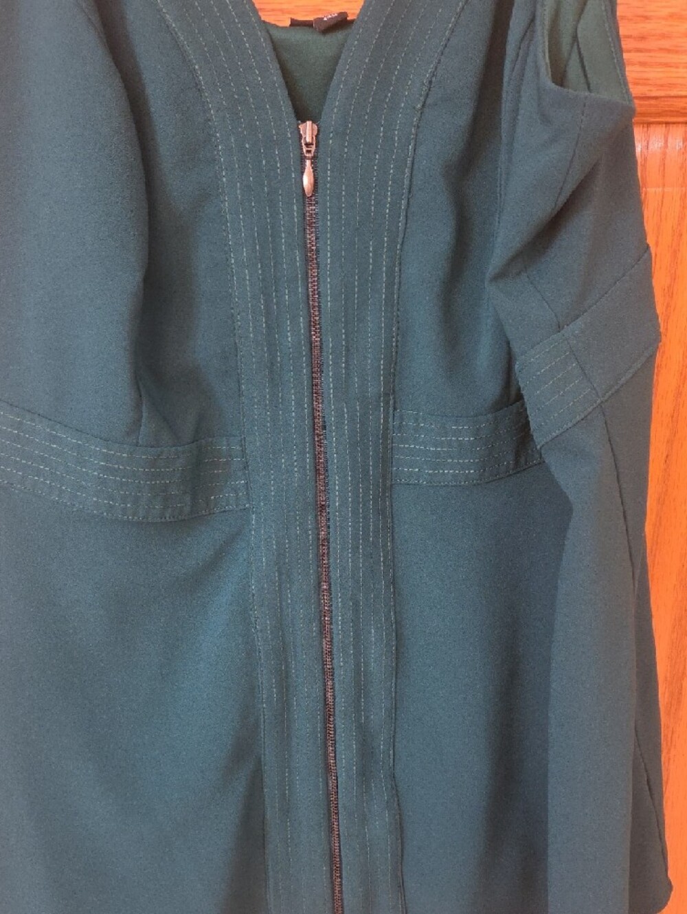 Torrid Botanical Green Zip-Front Tank - Picture 4 of 4